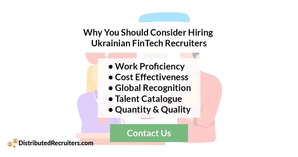 Why You Should Consider Hiring Ukrainian FinTech Recruiters - DistributedRecruiters